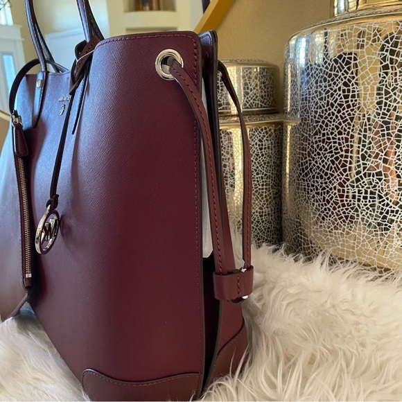 New Michael Kors Edith Large Saffiano Leather Tote Bag - Picture 11 of 16